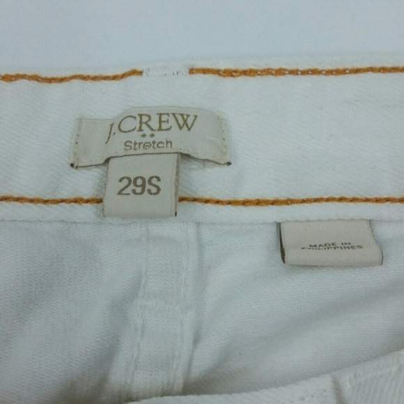 J Crew l White Stretch Skinny Ankle Jeans E4 - Picture 5 of 5